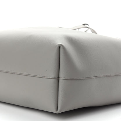 Saint Laurent Calfskin Large Shopping Tote Oyster Grey 7 of 11