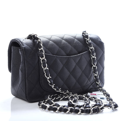 Chanel Caviar Quilted Mini Rectangular Flap Black 3 of 11
