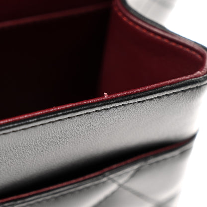 Chanel Lambskin Quilted Jumbo Double Flap Black 22 of 31