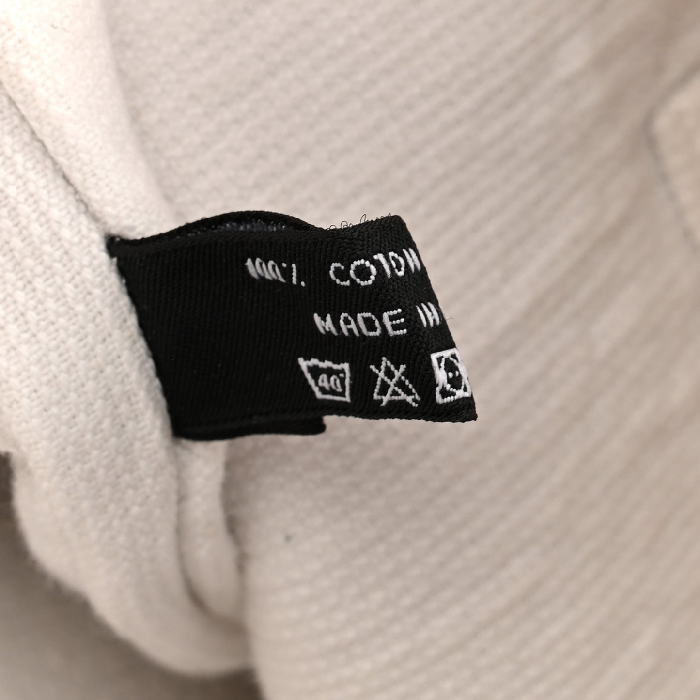 Terry Cotton CC Beach Tote Towel Set Black White