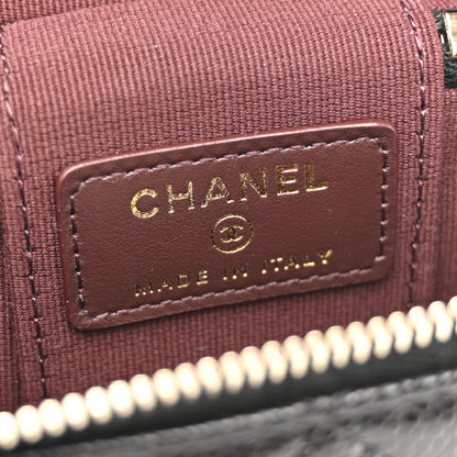 Chanel Caviar Quilted Mini Bag Charm With Chain Black 6 of 8