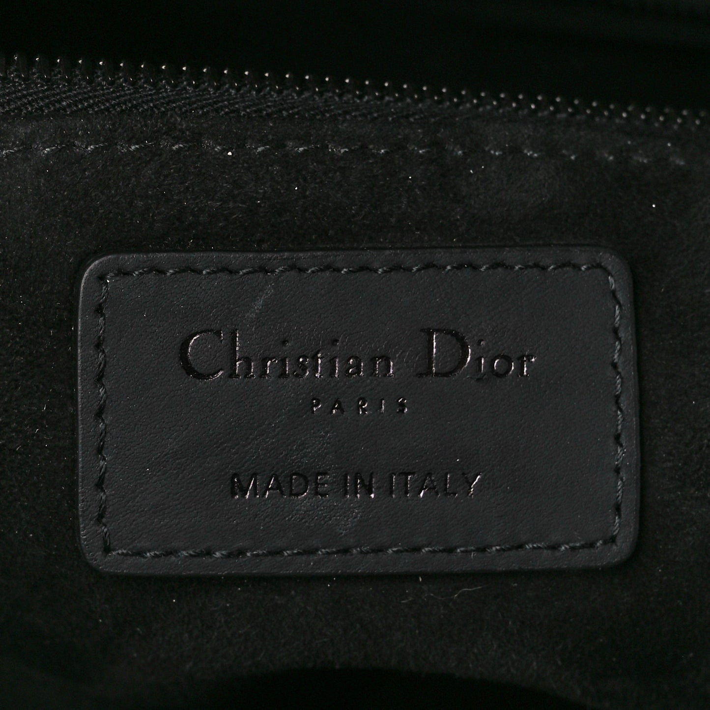 Ultra Matte Calfskin Cannage Large Lady Dior Black