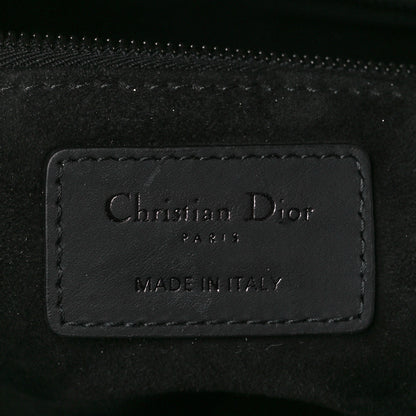 Christian Dior Ultra Matte Calfskin Cannage Large Lady Dior Black 7 of 12