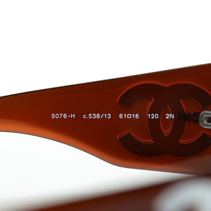 Chanel Mother of Pearl Sunglasses 5076 H Brown 4 of 7