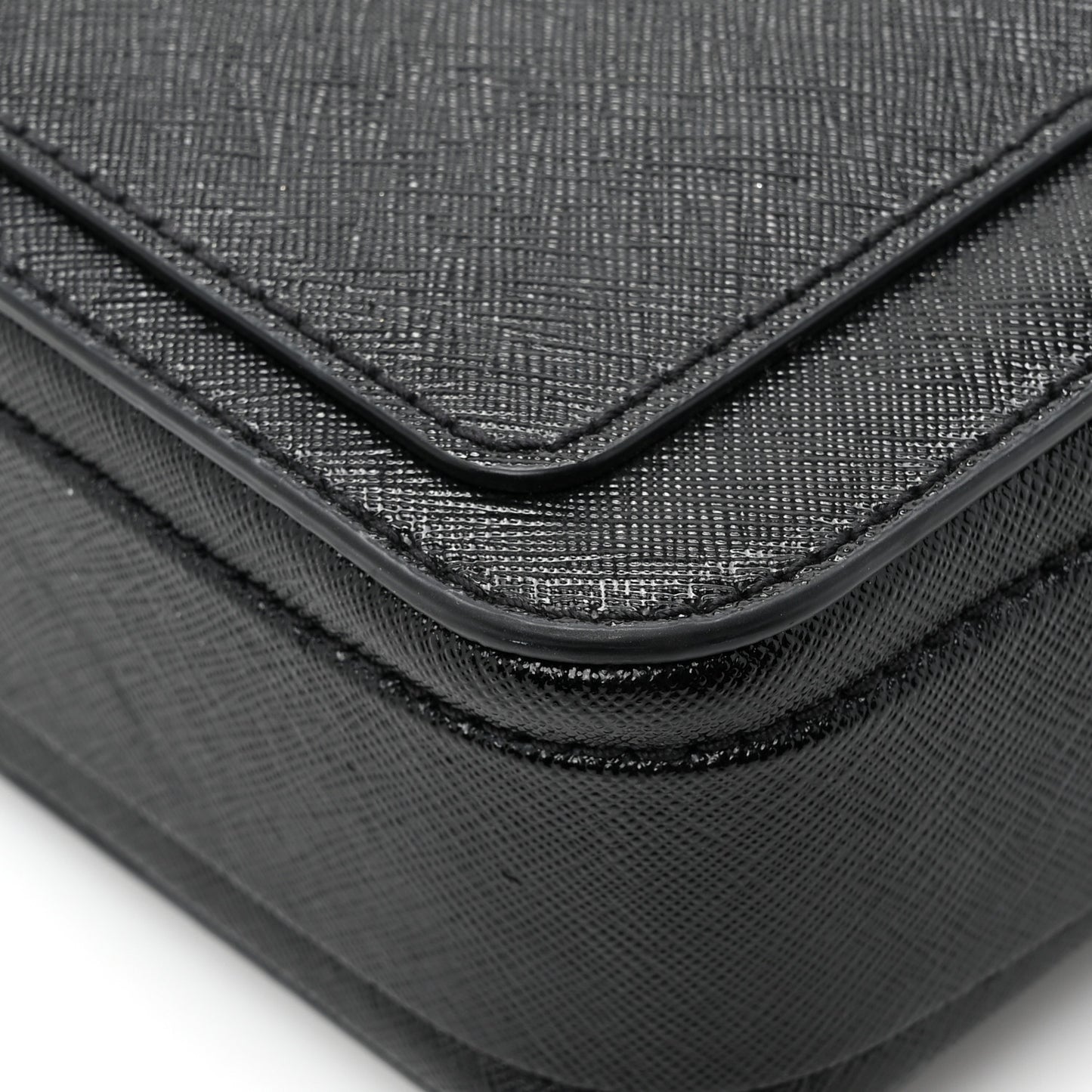 Saffiano Snapshot Camera Bag Black