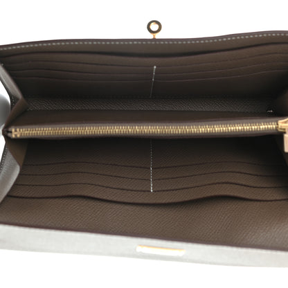 Hermes Epsom Kelly Longue Wallet Etoupe 5 of 9