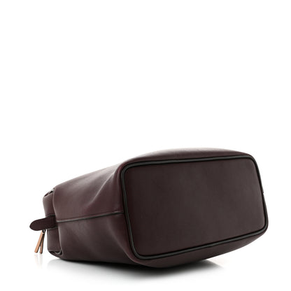 Celine Lambskin Small Soft Cube Satchel Burgundy 4 of 11