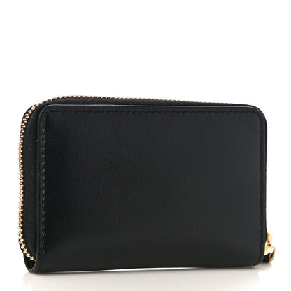 Gucci Plutone Calfskin Logo Zip Around Card Case Black 3 of 9