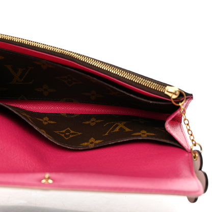 Louis Vuitton Monogram Bloom Flower Emilie Wallet Fuchsia 5 of 9