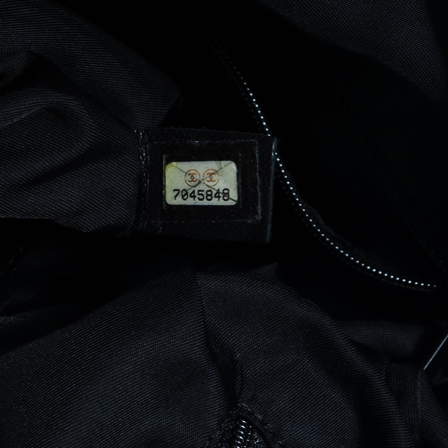 Chanel Nylon Travel Duffel Bag Black 7 of 8