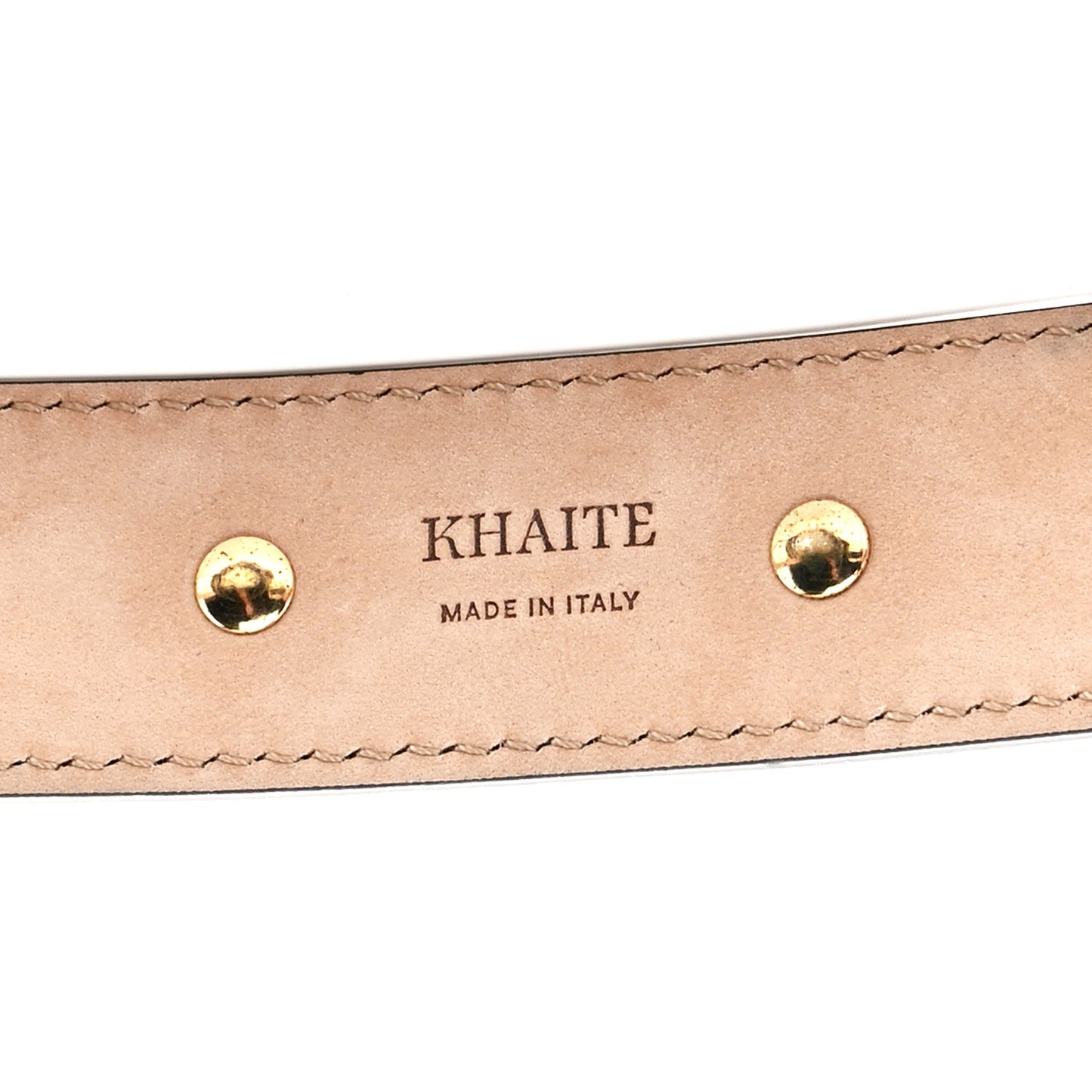 Calfskin Studded Benny Belt 90 Black Gold