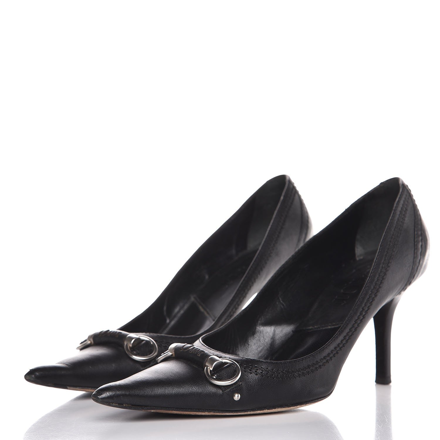 Christian Dior Soft Calfskin My Dior Pumps 38.5 Black 37.5 Black 3 of 14