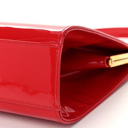 Mansur Gavriel Patent Calfskin Elegant Bag Flamma 8 of 9