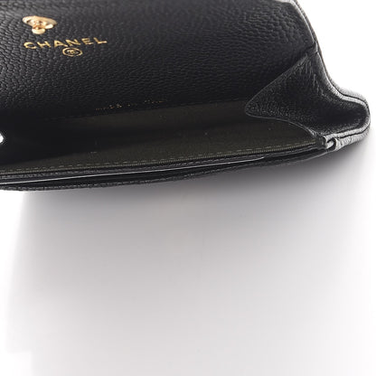 Chanel Caviar Quilted Boy Flap Card Holder Black 5 of 9