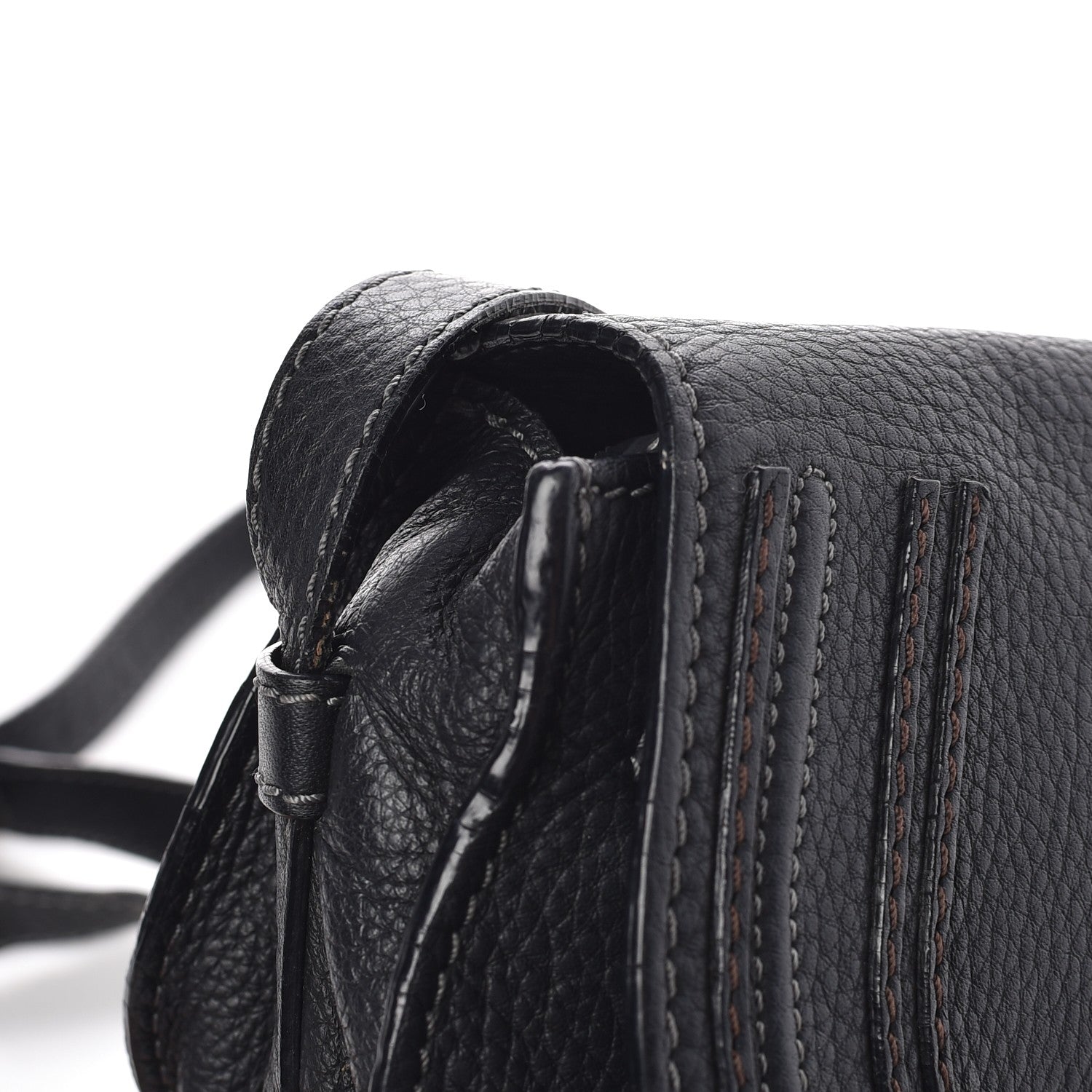 Chloe Calfskin Mini Marcie Round Crossbody Bag Black 15 of 19