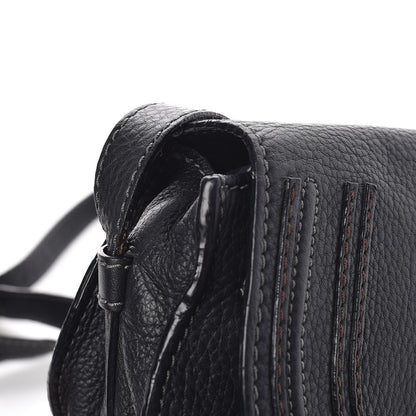Chloe Calfskin Mini Marcie Round Crossbody Bag Black 15 of 19