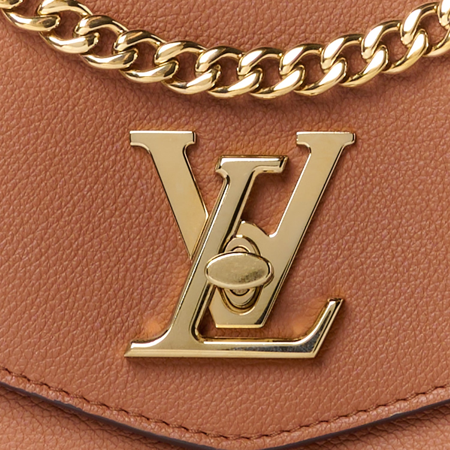 Louis Vuitton Grained Calfskin Lockme Oxford Cognac 12 of 16