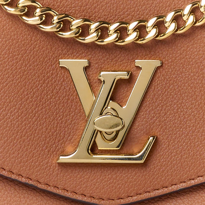 Louis Vuitton Grained Calfskin Lockme Oxford Cognac 12 of 16