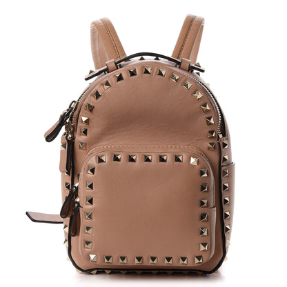 Valentino Garavani Calfskin Mini Rockstud Backpack Alpaca 1 of 23