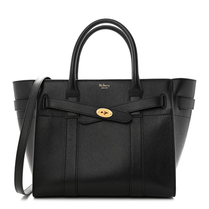 Mulberry Small Classic Grain Small Zipped Bayswater Black 1 of 9
