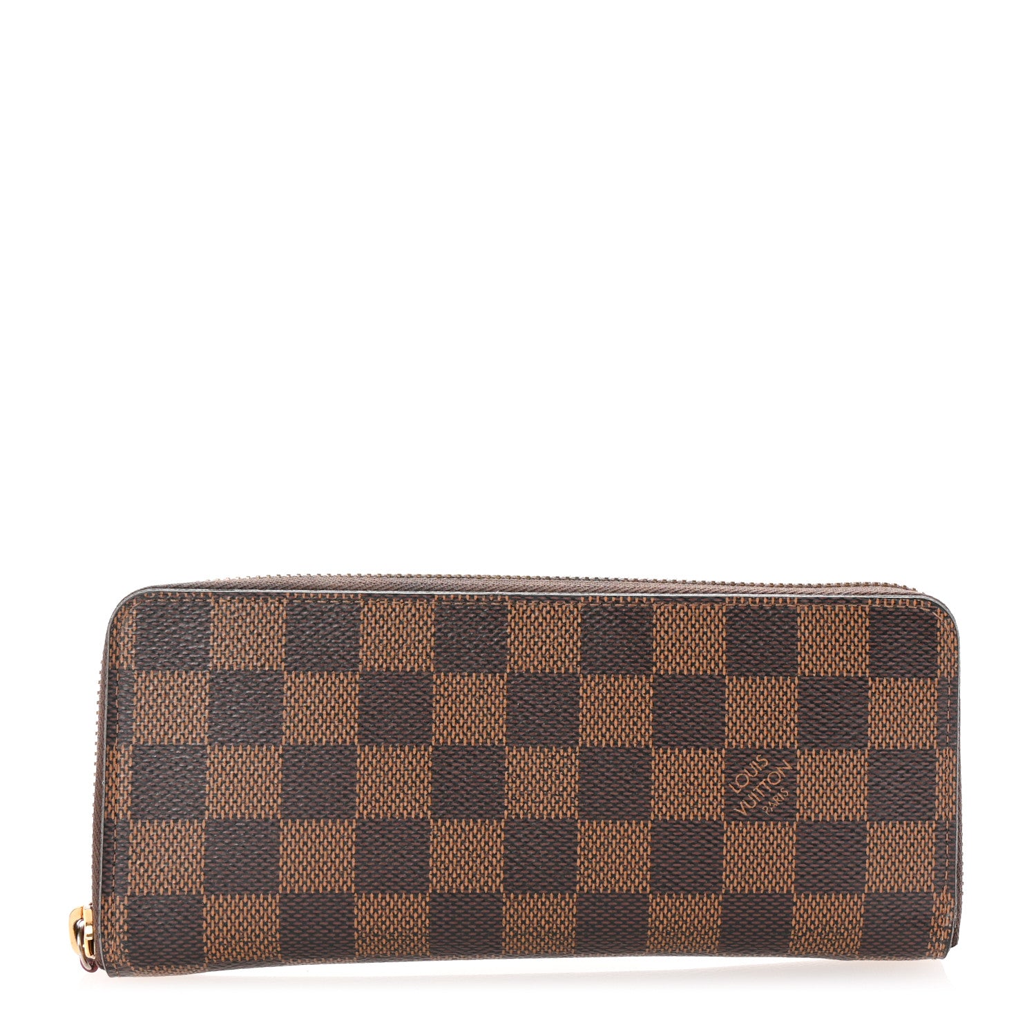 Louis Vuitton Damier Ebene Clemence Wallet Cherry 1 of 7
