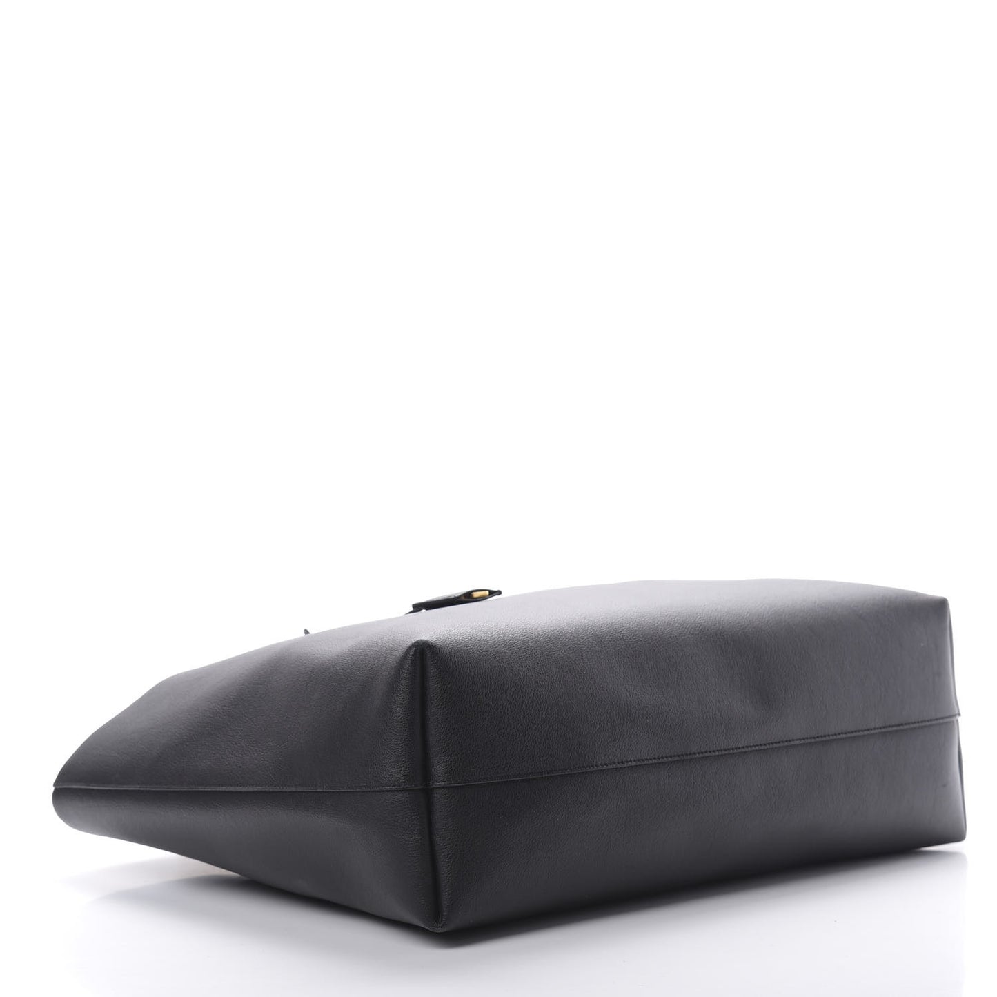 Calfskin Large Shopping Tote Black
