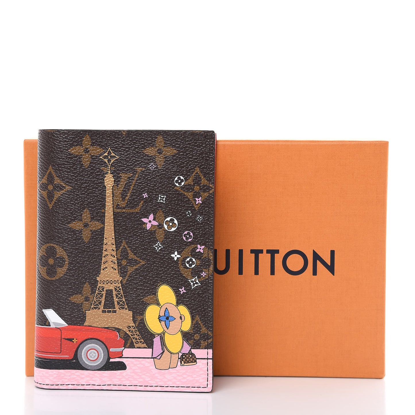 Monogram 2019 Christmas Animation Passport Cover Rouge