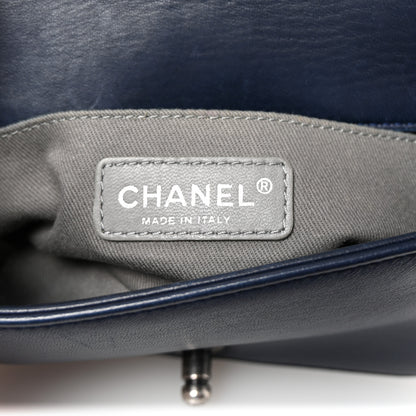 Chanel Velvet Quilted Small Boy Flap Blue 6 of 10