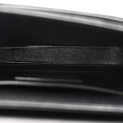 Saint Laurent Suede Quilted Monogram Small Solferino Satchel Black 5 of 10