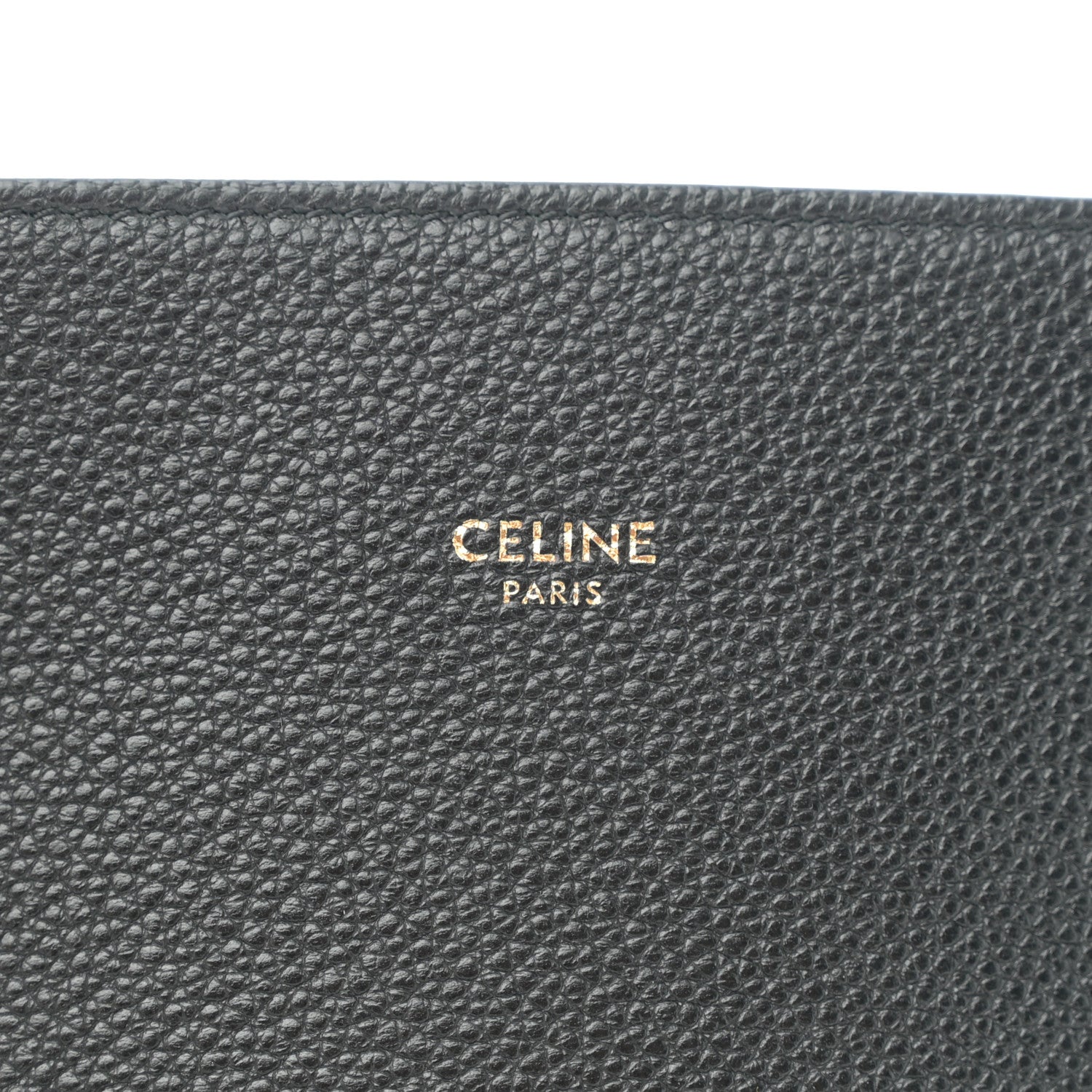 Celine Soft Grained Calfskin Small Belt Cabas Phantom Black 6 of 10