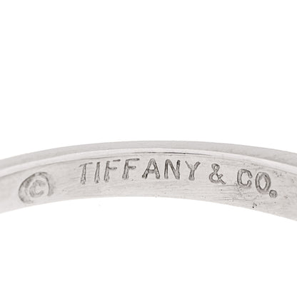Tiffany Platinum Diamond Round Baguette Half Band Ring 56 7.5 5 of 5