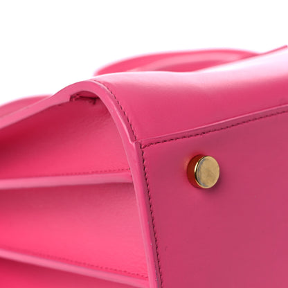 Saint Laurent Calfskin Small Sac De Jour Lipstick Fuchsia 10 of 22