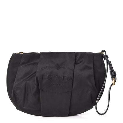 Prada Tessuto Nylon Clutch Wristlet Black 1 of 10