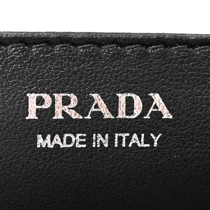 Prada City Calfskin Micro Sidonie Belt Bag 75 30 White Black 6 of 16