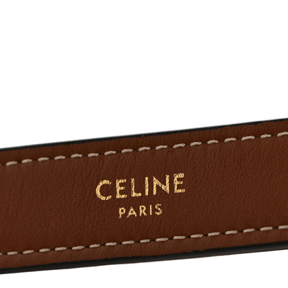 Celine Smooth Calfskin Medium Strap Ava Triomphe Shoulder Bag Tan 6 of 12