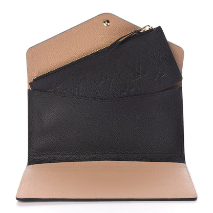 Louis Vuitton Empreinte Josephine Wallet Black 7 of 9