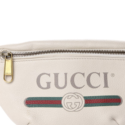 Gucci Grained Calfskin Small Logo Belt Bag White 11 of 11