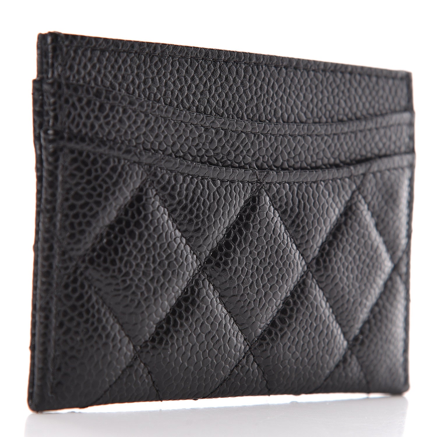 Chanel Caviar Quilted Card Holder Black 3 of 9
