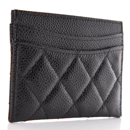 Chanel Caviar Quilted Card Holder Black 3 of 9