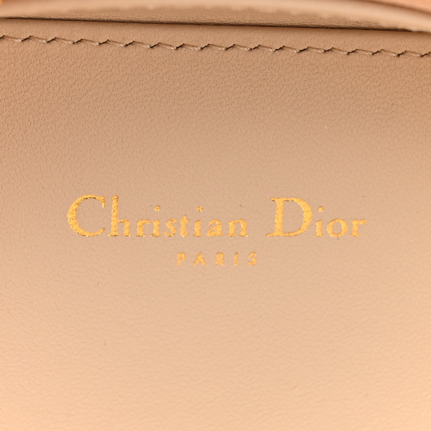 Christian Dior Calfskin CD Signature Oval Crossbody Camera Bag Caramel Beige 6 of 10