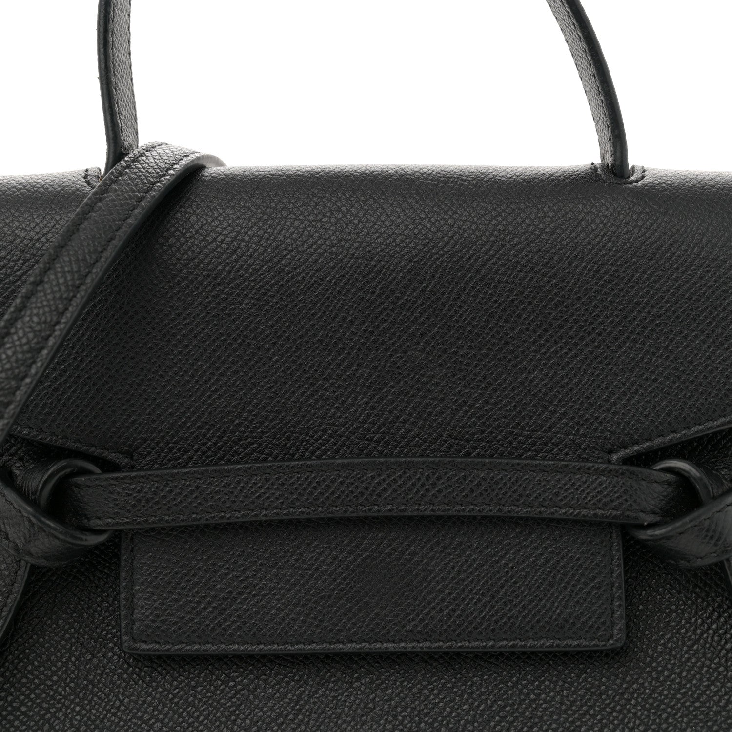 Celine Grained Calfskin Nano Belt Bag Black 7 of 10