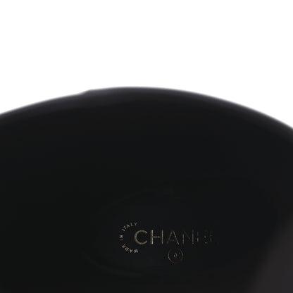 Chanel Calfskin CC High Boots 37.5 Dark Brown 9 of 13