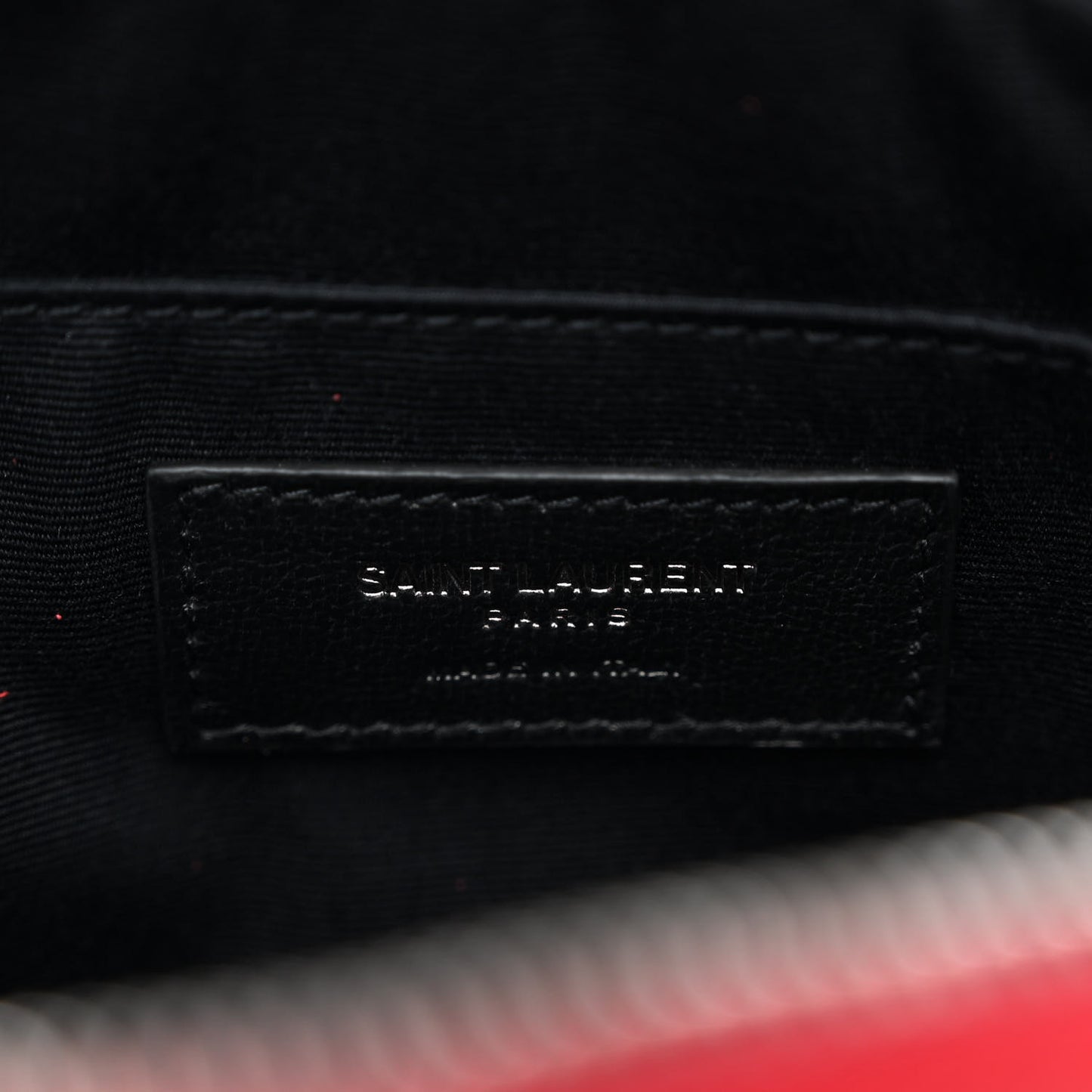 Calfskin Matelasse Monogram Lou Camera Bag Red