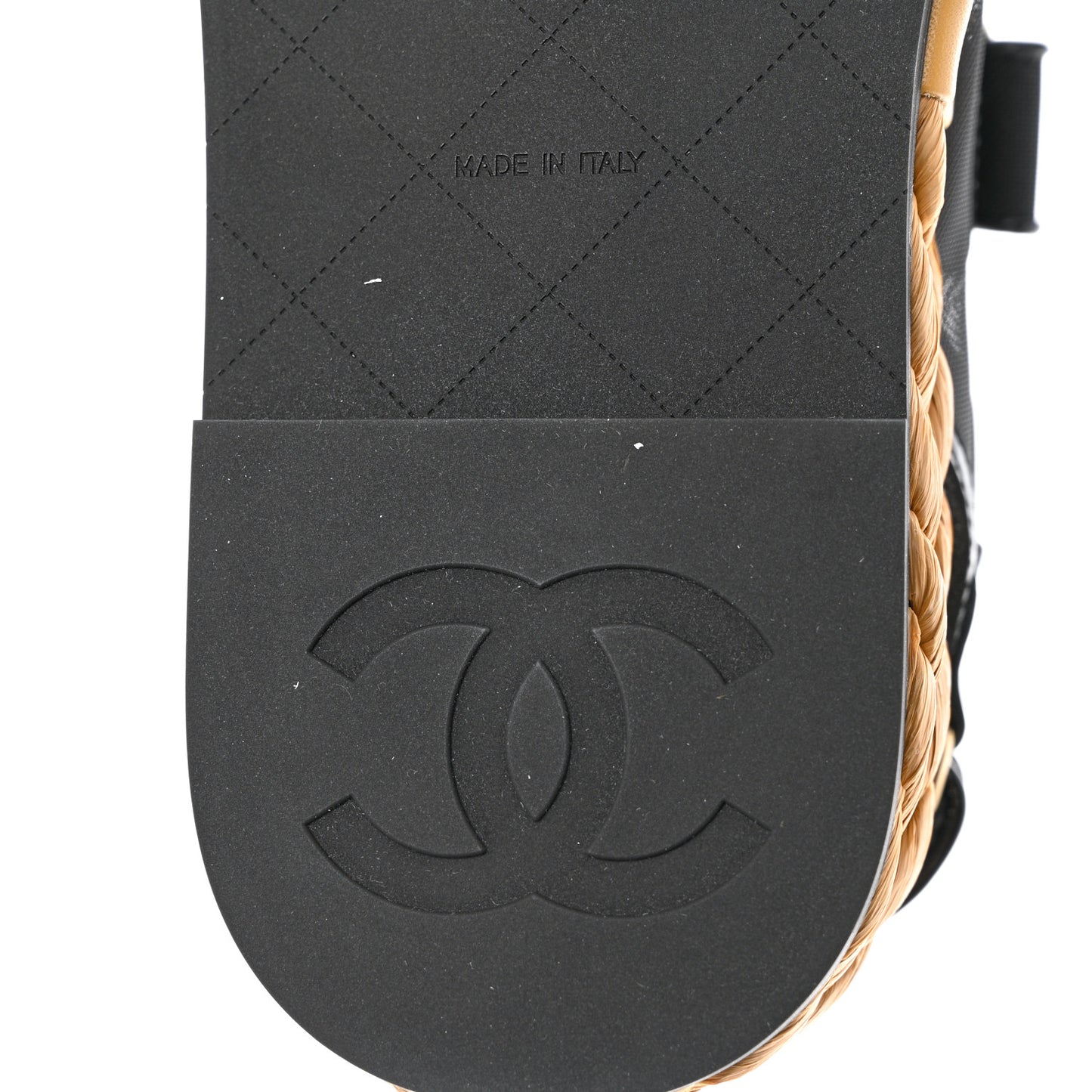 Mesh Patent Calfskin Velcro Dad Sandals 36.5 Black