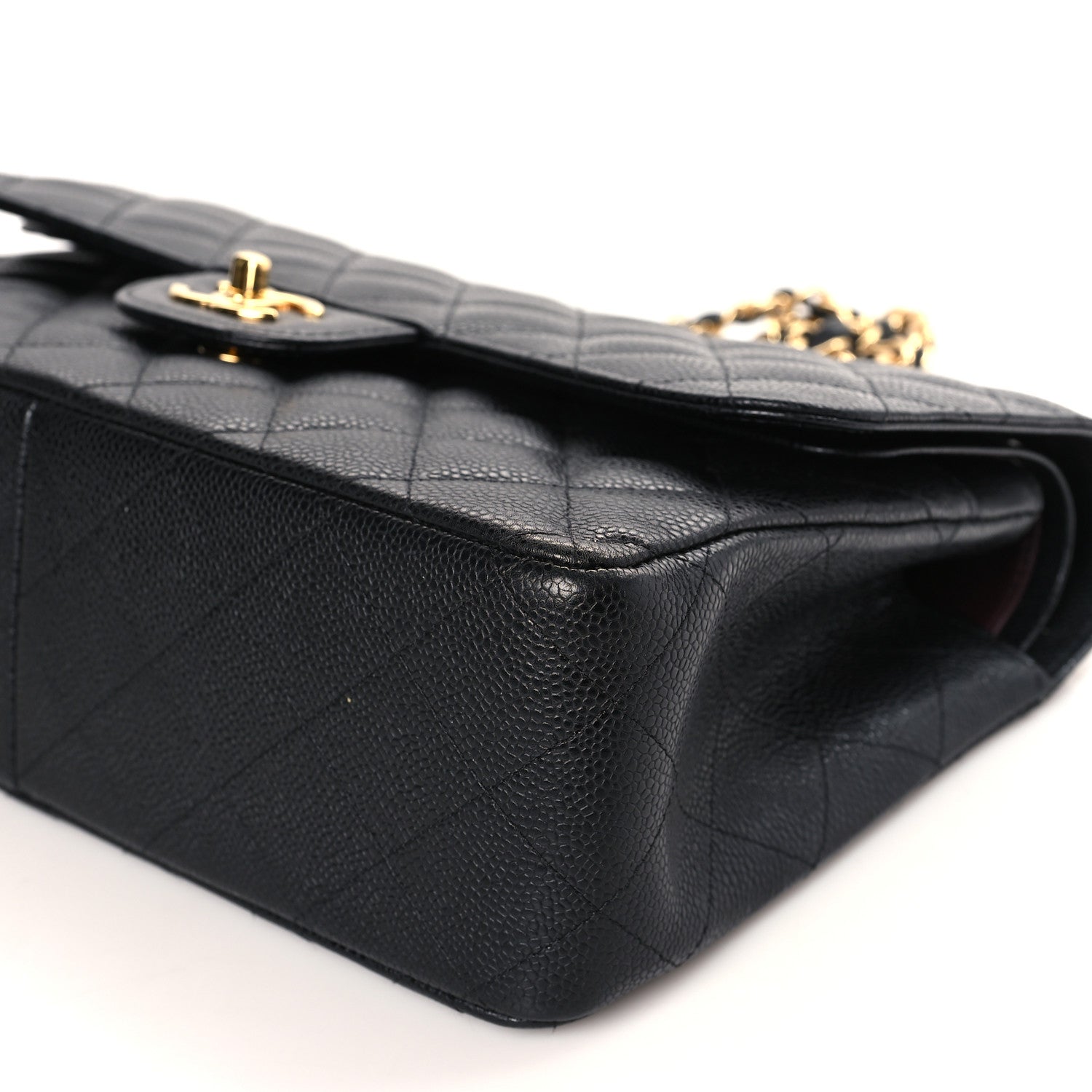 Chanel Caviar Quilted Jumbo Double Flap Black 8 of 8