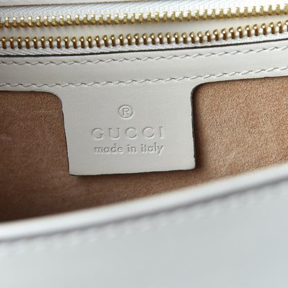 Gucci Calfskin Small Sylvie Shoulder Bag Off White 8 of 14