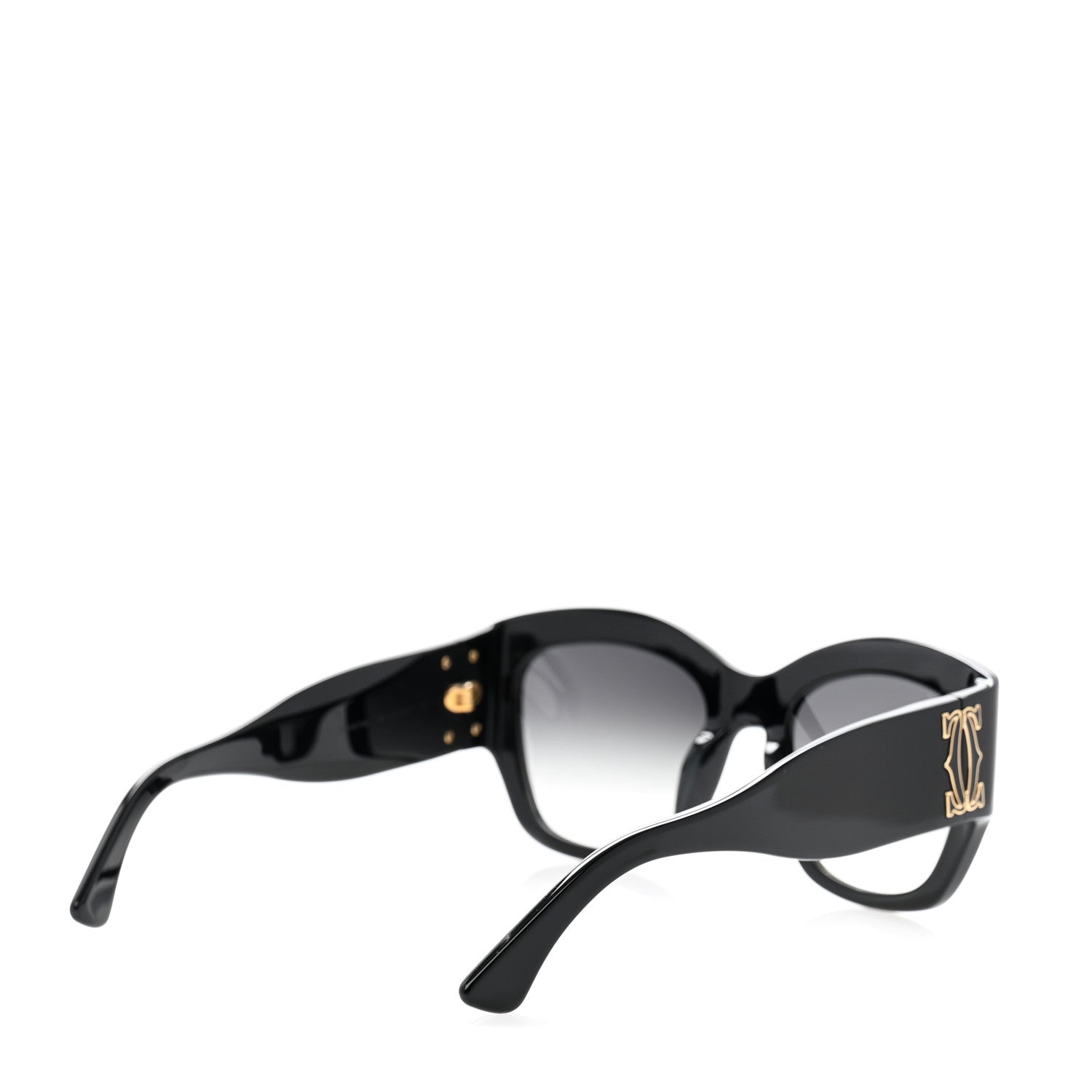 Cartier Acetate C De Cartier Sunglasses CT0304S Black 4 of 8