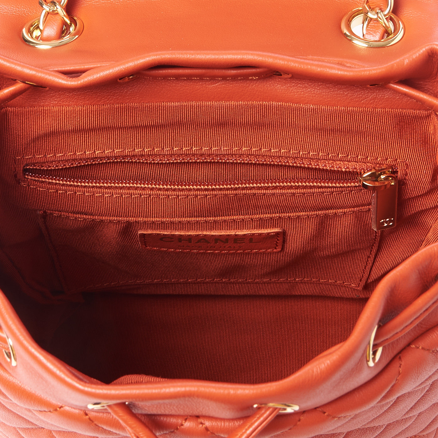 Calfskin Quilted Mini Urban Spirit Backpack Red
