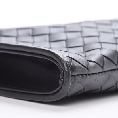 Bottega Veneta Calfskin Intrecciato Small Document Case Black 8 of 9