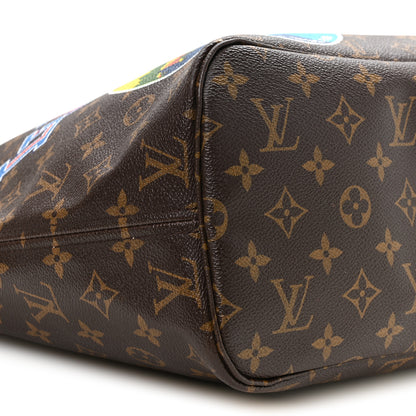 Louis Vuitton Monogram Stories Neverfull MM 9 of 10